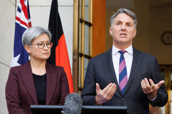 Foreign Minister Penny Wong and Defence Minister Richard Marles.