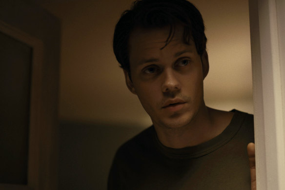 Bill (Bill Skarsgard) is earger to help Tess with her mix-up.