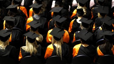 The number of students seeing their degree through to the end hasn't changed.