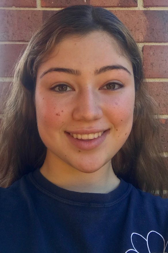 Orly Golod, a Year 12 student at Mac Robertson Girls school.