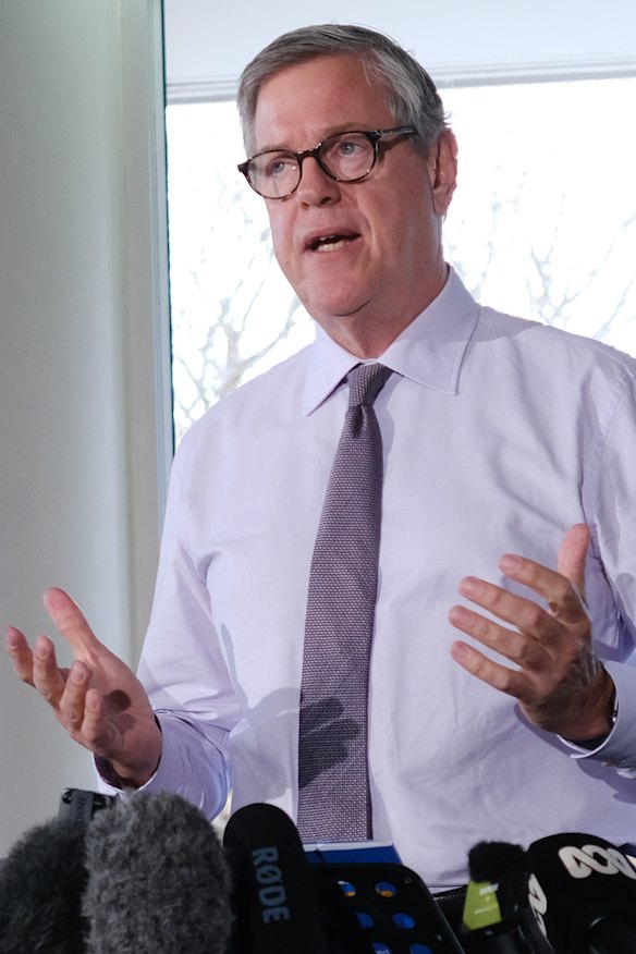 Health Minister Tim Nicholls.