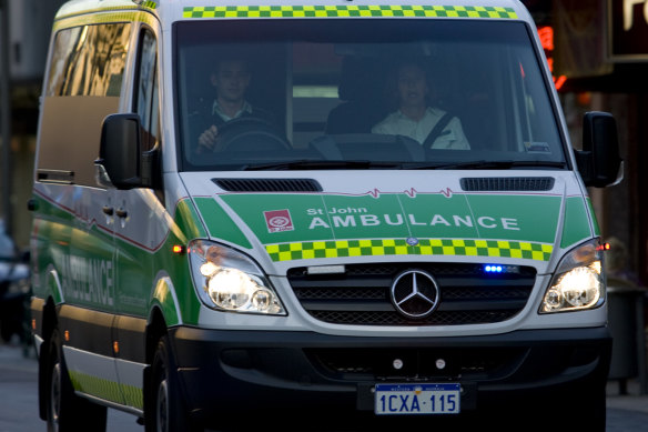 The boy was taken to hospital by St John Ambulance.