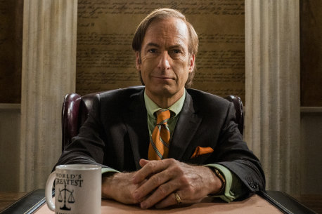 Saul Goodman (Bob Odenkirk) in his dubiously appointed office.