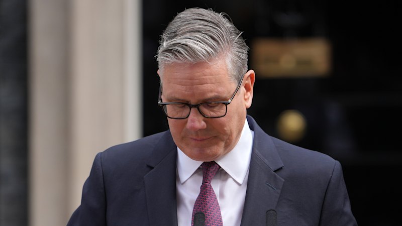 UK’s PM Starmer chokes back tears as he steps down less than two years after landslide win