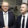 Prime Minister Anthony Albanese and Minister for Education Jason Clare visit a school on Monday, announcing budget measures to reduce the financial burden of university.