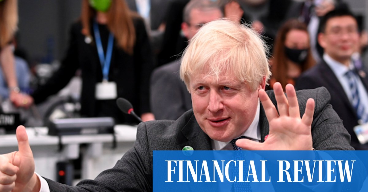COP26 Glasgow summit: British PM Boris Johnson's conversion to chief climate warrior - Vimarsana News