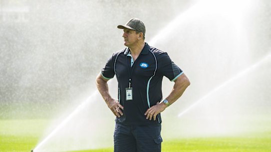 Confident: Bankwest Stadium head curator Graeme Logan.