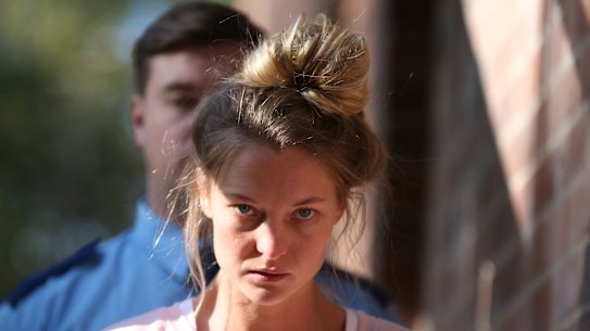 Emma Krieg plays convicted conwoman Samantha Azzopardi in the true-crime documentary Con Girl.