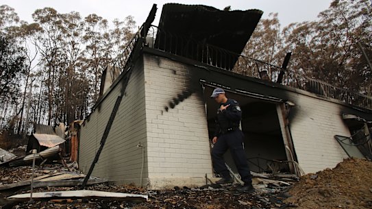 Local and specialist police are patrolling abandoned homes in south-east NSW. 