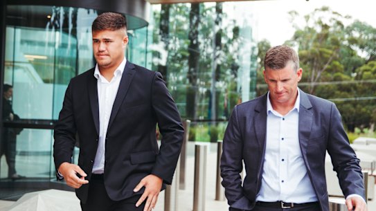 Manly’s Josh Schuster was the first to give evidence.