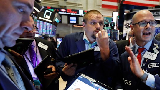 Wall Street erased its gains from earlier in the day within minutes after Trump's tariff tweets. 