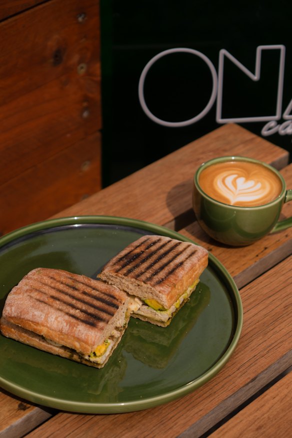On Air offers a range of panini.