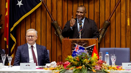 Papua New Guinea Prime Minister James Marape has no problem with his citizens joining the Australian defence force. 