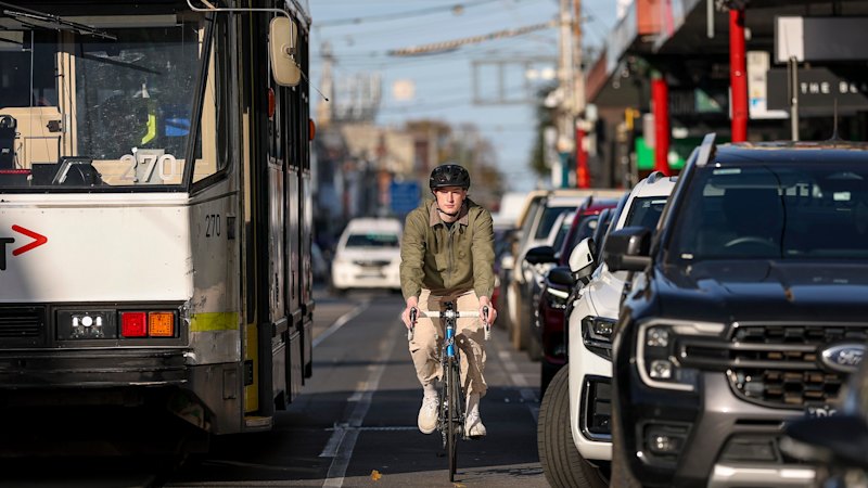 Why the city’s slowest tram route and most dangerous road for cyclists remains in gridlock