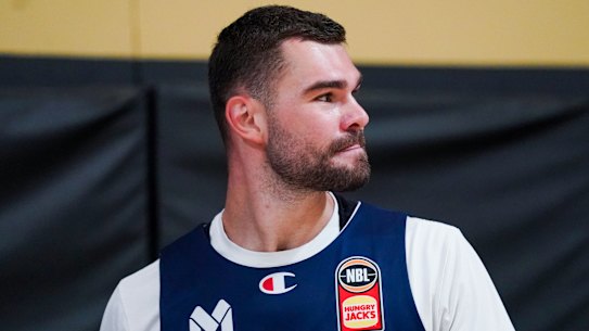 Melbourne United basketballer Isaac Humphries.