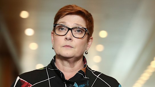 Foreign Minister Marise Payne.