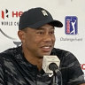 Woods gives few details on accident and return date but ‘would love’ to play British Open