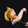 Ed Sheeran pitch perfect in front of record-breaking Perth crowd