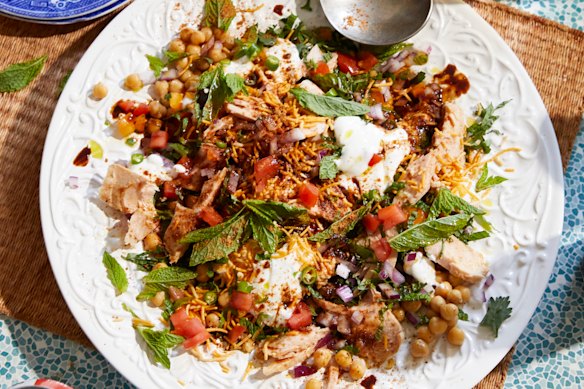 Chickpea and tuna ‘chaat’.