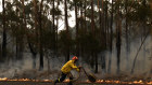 The RFS work to contain a small fire south of Sydney this week.