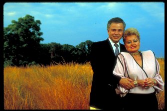 Jim and Tammy Faye Bakker in 1987.