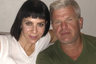 Nick Panagiotopoulos and his wife Belinda.