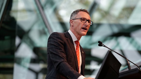 Greens leader Richard Di Natale says the election result was a "complete shock" to him. 