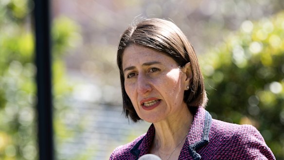 NSW Premier Gladys Berejiklian has flagged the prospect of opening her state up to regional Victoria. 