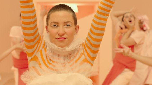 Kate Hudson in one of Music's many musical fantasy breaks. 