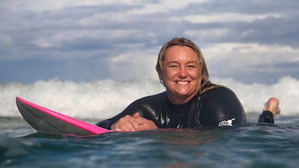 Jessi Miley-Dyer at Bronte after her appointment as senior vice-president of tours and head of competition at the World Surf League was announced.