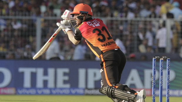 David Warner stars on his IPL return, powering to 85 runs off 53 balls for the Sunrisers Hyderabad.
