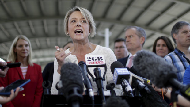 Kristina Keneally goes on the attack against Home Affairs Minister Peter Dutton. 
