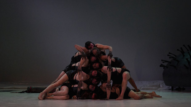 Garry Stewart has developed a choreographic language to communicate his thoughts.