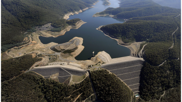 The Thomson Dam in 2008.