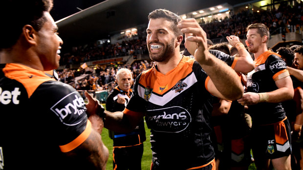 Lost to Leichhardt: James Tedesco came through the grades at the Tigers.