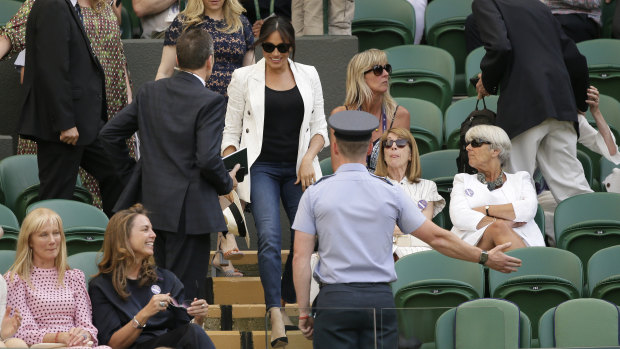 Meghan wore jeans to the Royal Box, which has a strict 'smart' dress code.