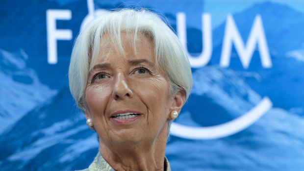 International Monetary Fund managing director Christine Lagarde.