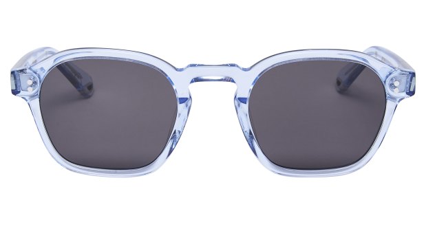 Lucius sunglasses in Amalfi blue with polarised grey lens.