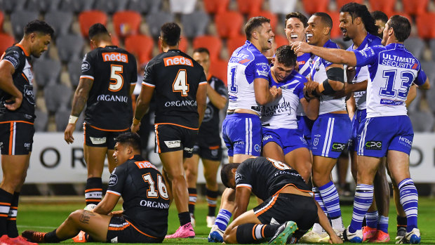 The Tigers were embarrassed 38-0 on Sunday by the hapless Bulldogs.