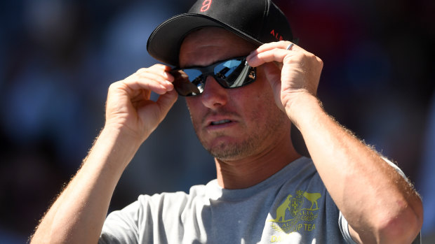 Under fire: Lleyton Hewitt was attacked by Bernard Tomic.