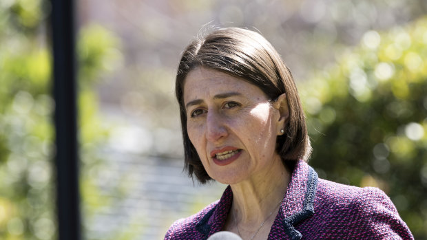 NSW Premier Gladys Berejiklian has flagged the prospect of opening her state up to regional Victoria. 