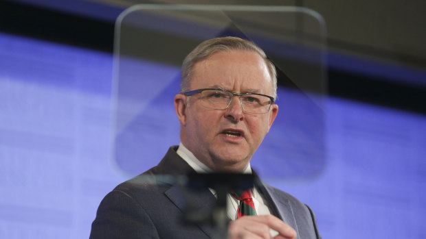 A spokesman for Labor leader Anthony Albanese said there were currently no targets in the preliminary platform but it was premature to say Labor would not take interim targets to the next election.