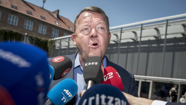Defeated: Danish Prime Minister Lars Loekke Rasmussen from the Liberal Party.