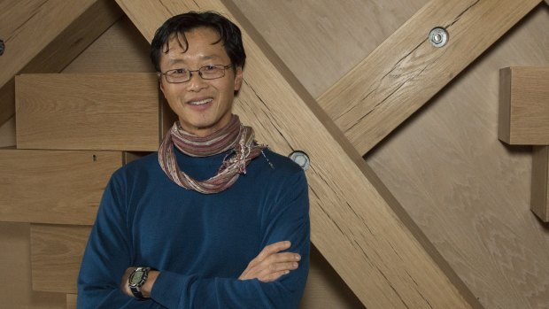 Edwin Chan at CHALET, a collaboration with artist Piero Golia.