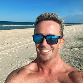 46-year-old Michael Harris moved to the Gold Coast at the start of 2022. 