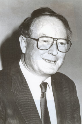 The opposition leader, Robin Gray, in 1982.