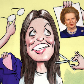 Kate Ellis was told to undertake a makeover similar to one Margaret Thatcher once had.