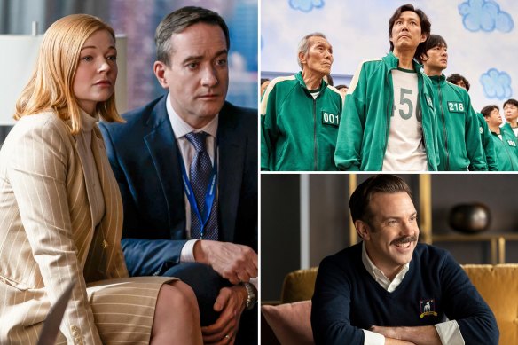 Succession, Squid Game and Ted Lasso are all up for a number of awards at this year’s Emmys.