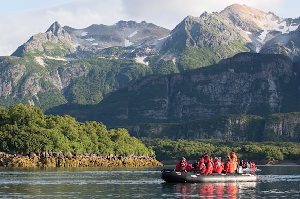 Alaskan fjord adventures by Zodiac.