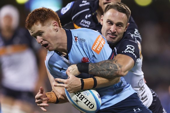 Sid Harvey, do Waratahs, foi retirado da equipe da jornada após uma primeira temporada impressionante.